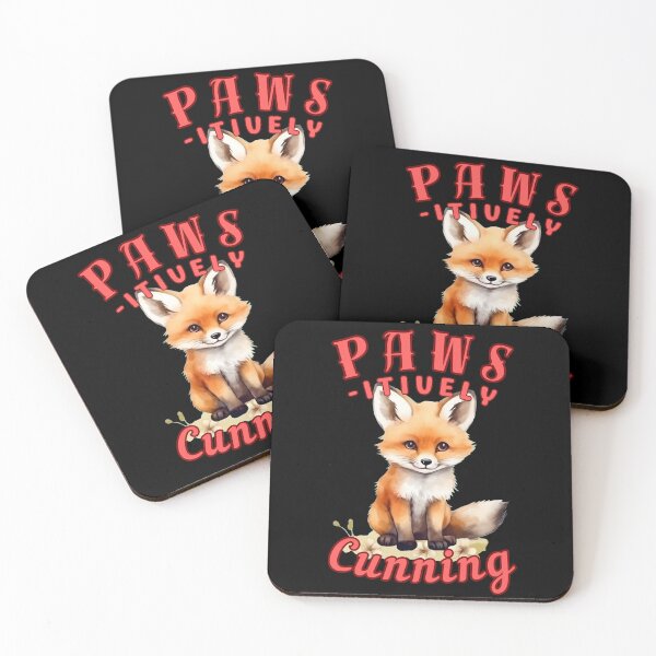 Item preview, Paws-Itively Cunning. fox owner designed and sold by FoxVibes.