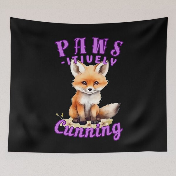 Item preview, Paws-Itively Cunning. fox boho designed and sold by FoxVibes.