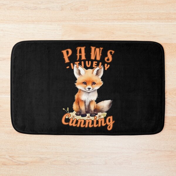 Item preview, Paws-Itively Cunning. fox watercolor designed and sold by FoxVibes.