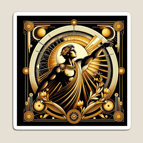 Item preview, The Gilded Dawn: Apollo's Art Deco Ascendancy designed and sold by AurumArtis.