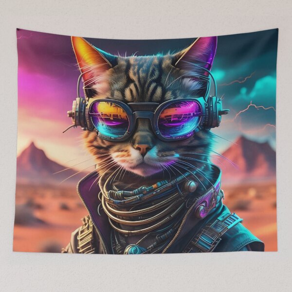 Item preview, Steampunk cat designed and sold by synesthesia4u.
