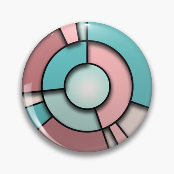 Item preview, Pastel Pie Chart: A Colorful Data Representation designed and sold by EnjoYarty.