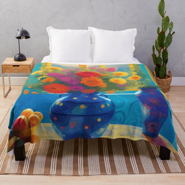 Item preview, Bright Flowers in a Sunny Window designed and sold by Vicky Brago-Mitchell®.