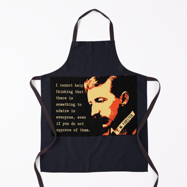 Item preview, E.M. Forster portait and quote: When love flies it is remembered not as love but as something else. designed and sold by artbleed.