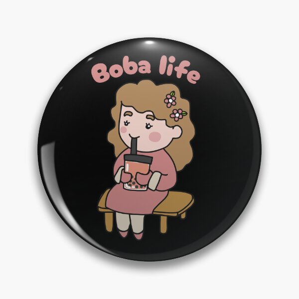 Item preview, Bubble tea lover kawaii girl  designed and sold by Artistusha.