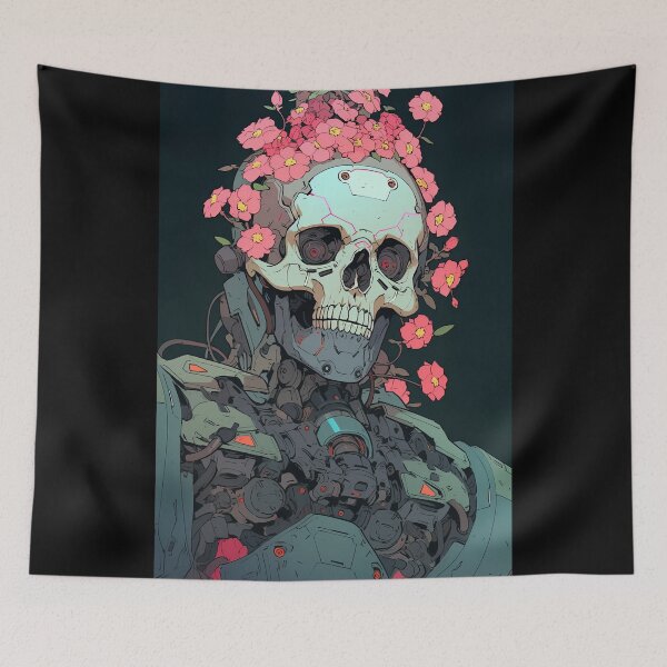 Item preview, life in cyber skull  designed and sold by ururuty.