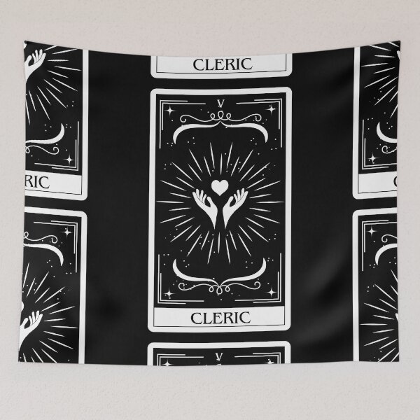 Item preview, Cleric Tarot Card D&D Nat 20 Dungeons & Dragons  designed and sold by JaeSlaysDragons.