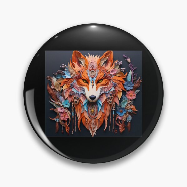 Artikelvorschau, Fuchsporträt entworfen und verkauft von FoxVibes.