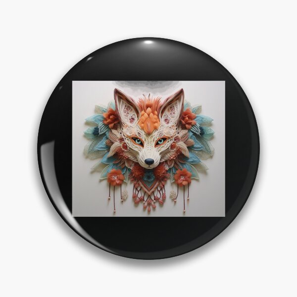 Artikelvorschau, Fuchsporträt entworfen und verkauft von FoxVibes.