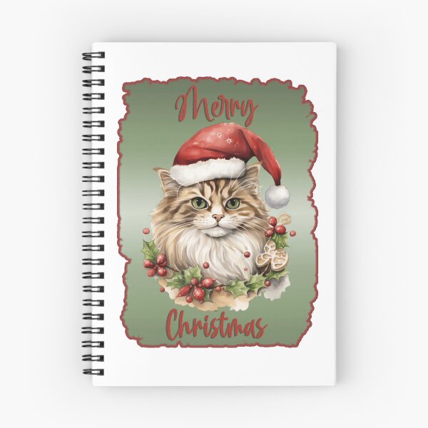 Item preview, Merry Christmas (Cat) designed and sold by Lisa Weber.