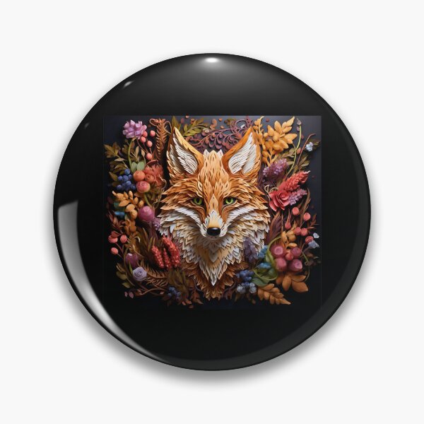 Artikelvorschau, Fuchsporträt entworfen und verkauft von FoxVibes.