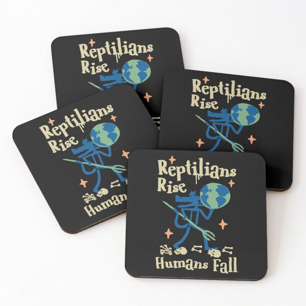 Item preview, Reptilian Rise, Humans Fall designed and sold by lemingeny.