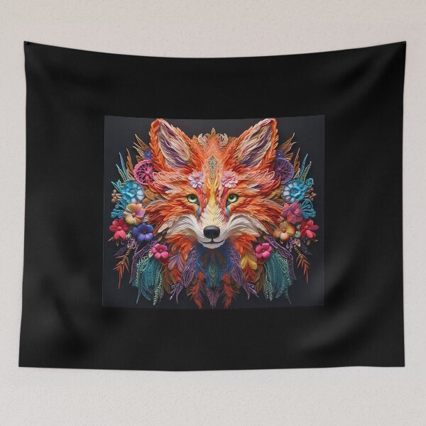 Item preview, Fox Portrait designed and sold by FoxVibes.