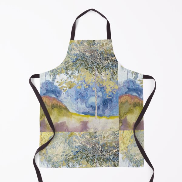 Item preview, Landscape at Saint-Charles,Sunset painting by Camille Pissarro. designed and sold by VintageArtByIda.