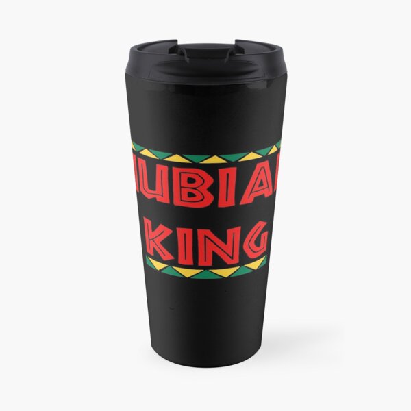Nubian King Black Pride design Travel Mug