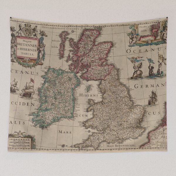Item preview, Vintage Map of The British Isles (1617) designed and sold by BravuraMedia.