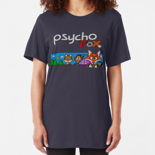 Psycho Fox Master System Slim Fit T-Shirt