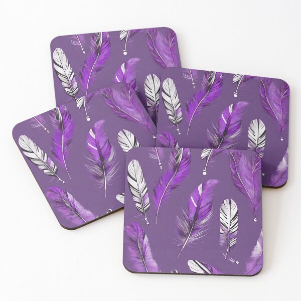 Item preview, Purple Feathers of Baltimore designed and sold by ThanTheSword.