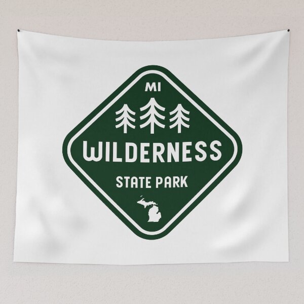Item preview, Wilderness State Park Michigan Rhombus designed and sold by bivenart.