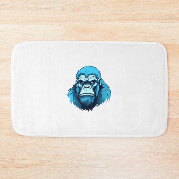 Aperçu de l'œuvre Logo de style dessin animé Gorilla Monkey, autocollant, arts muraux, impressions d'art et plus encore créée et vendue par Kevin Lou.