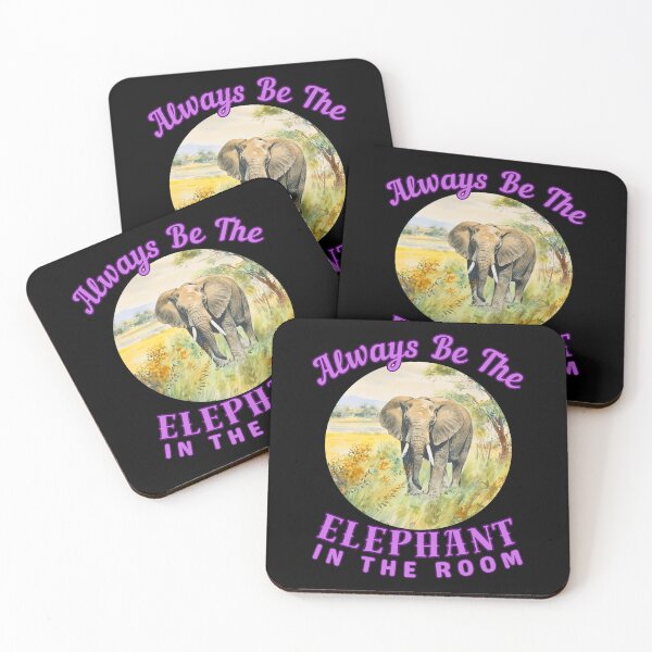 Item preview, Always Be The Elephant In The Room. elephant face designed and sold by ElephantVibes.