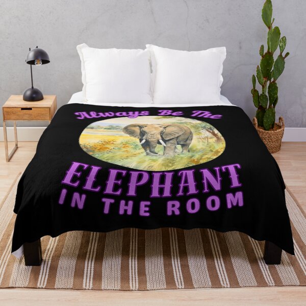 Item preview, Always Be The Elephant In The Room. elephant face designed and sold by ElephantVibes.