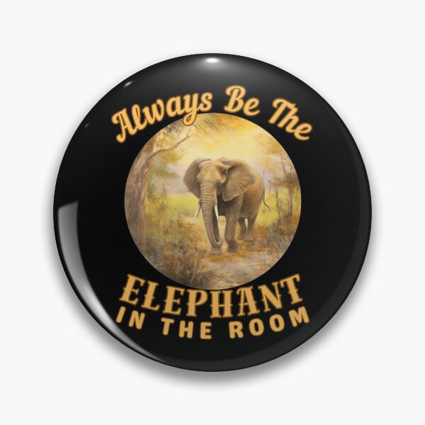 Item preview, Always Be The Elephant In The Room. watercolor elephant designed and sold by ElephantVibes.