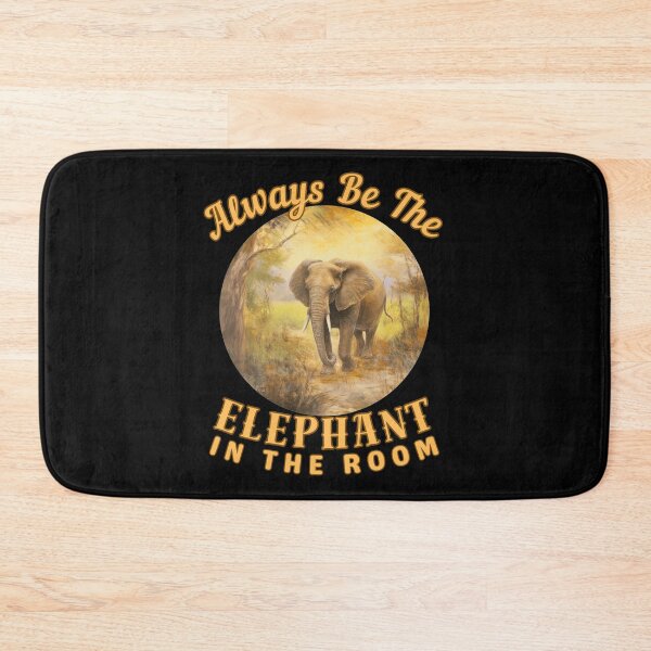 Item preview, Always Be The Elephant In The Room. watercolor elephant designed and sold by ElephantVibes.