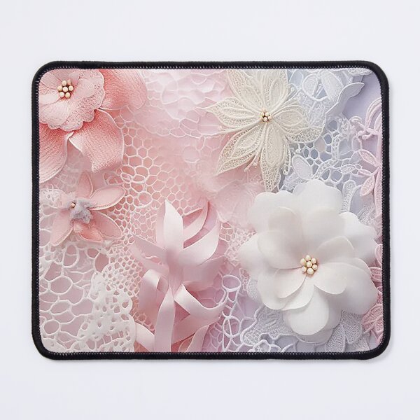 Item preview, Soft Pastel Lace Elegance - Intricate Feminine Pattern Design designed and sold by PaintbrushPlace.