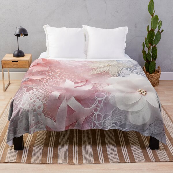Item preview, Soft Pastel Lace Elegance - Intricate Feminine Pattern Design designed and sold by PaintbrushPlace.