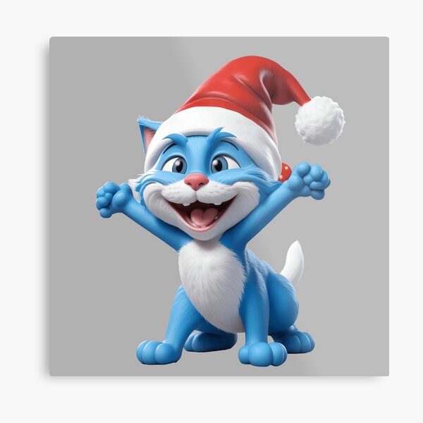 STL file SMURF CAT - SMURF MEME 🐱・Model to download and 3D print