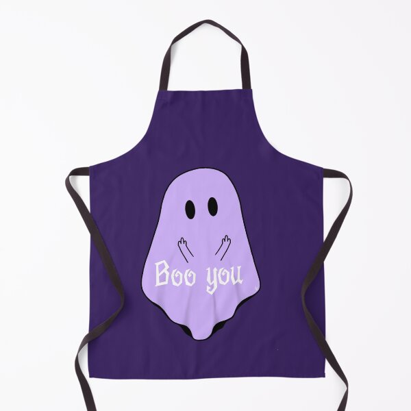 Item preview, "Boo You" Ghost Flipping The Bird - Purple designed and sold by Decaying-corpse.