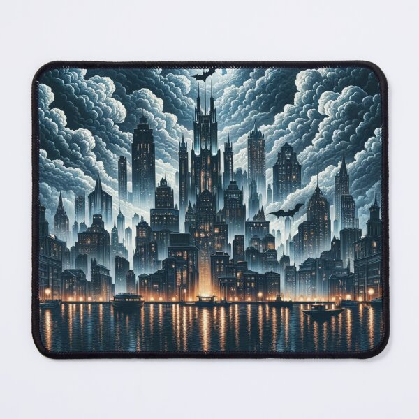 Item preview, Midnight Metropolis: A Nocturnal Symphony of Light and Shadow designed and sold by EntchantedHues.