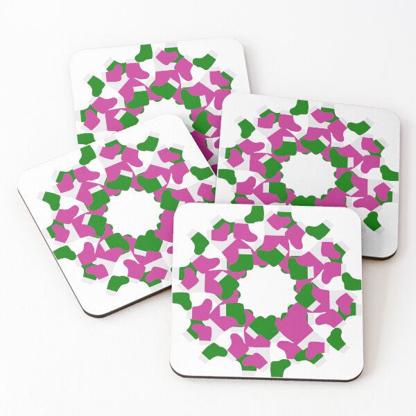 Item preview, Hand-drawn Pink and Green Christmas Stockings - Christmas Stocking Pattern designed and sold by Victoria Rose.
