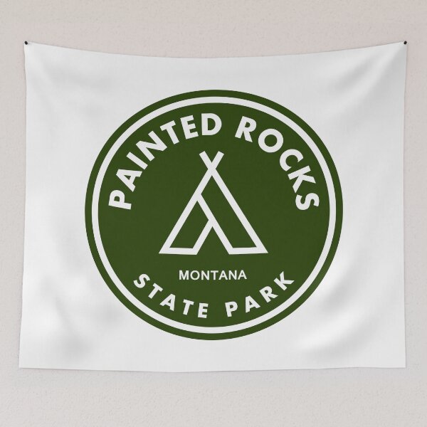 Item preview, Painted Rocks State Park Montana Tent designed and sold by bivenart.