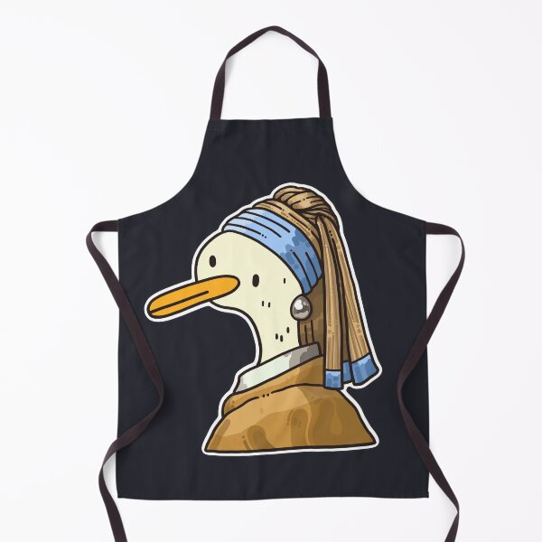 Item preview, Goose With A Pearl Earring - Transparent Version designed and sold by VaguelyOriginal.