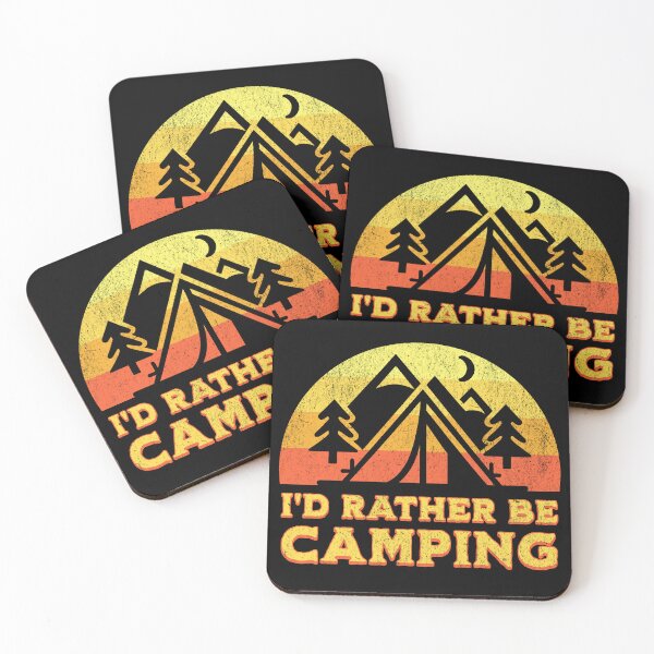 Item preview, I’d Rather Be Camping designed and sold by Studio Bankai.