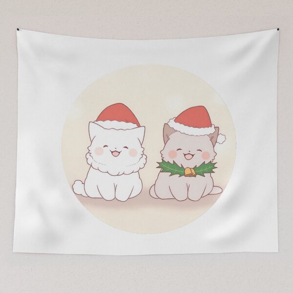 Item preview, Christmas Kawaii Cats designed and sold by duke818.