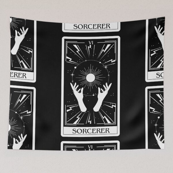 Item preview, Sorcerer Tarot Card D&D Nat 20 Dungeons & Dragons  designed and sold by JaeSlaysDragons.