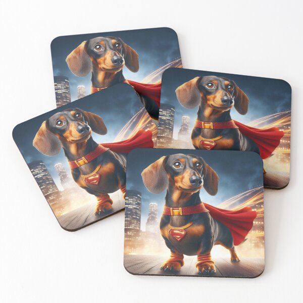 Item preview, Superhero Dachshund: Tiny Hero, Big Bark #1 designed and sold by AIrtisticPrints.