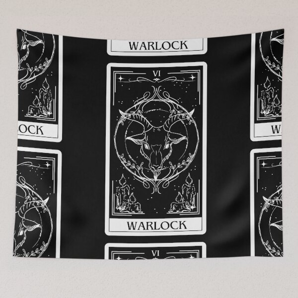 Item preview, Warlock Tarot Card D&D Nat 20 Dungeons & Dragons  designed and sold by JaeSlaysDragons.