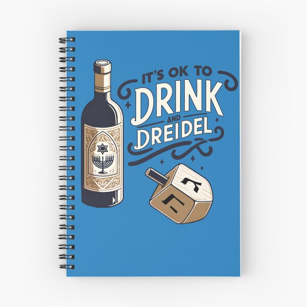 Item preview, Funny Hanukkah Dreidel - It's ok to drink and dreidel designed and sold by goldentusk.