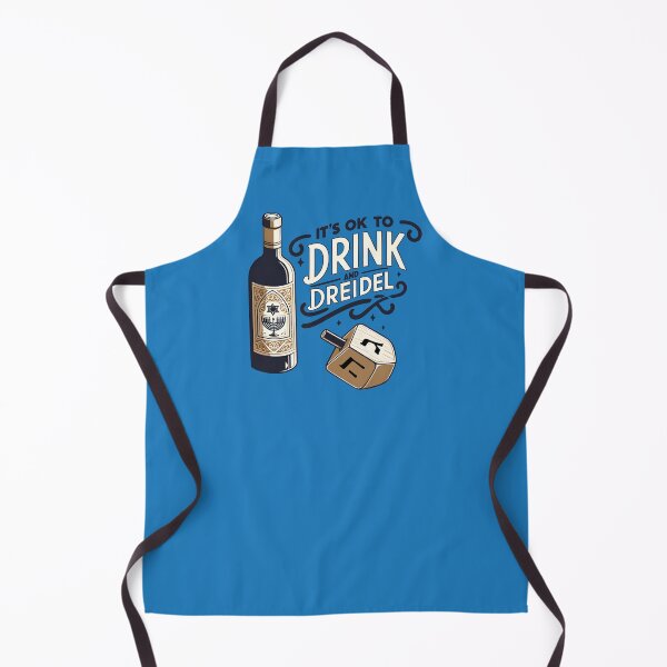 Item preview, Funny Hanukkah Dreidel - It's ok to drink and dreidel designed and sold by goldentusk.