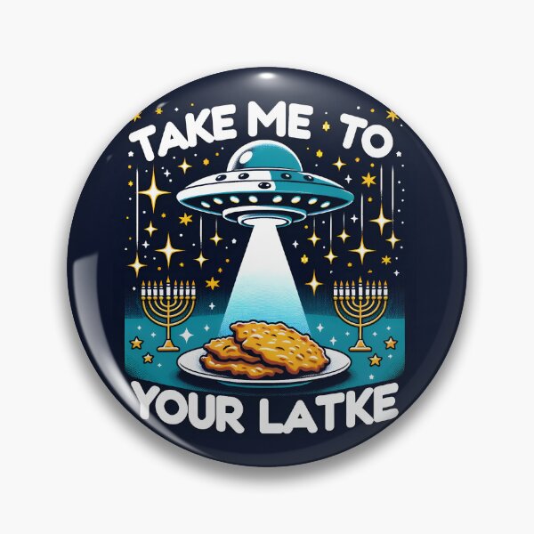 Item preview, Funny Hanukkah Latke Alien - Take Me To Your Latke designed and sold by goldentusk.
