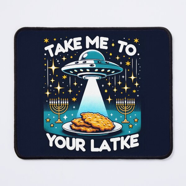 Item preview, Funny Hanukkah Latke Alien - Take Me To Your Latke designed and sold by goldentusk.