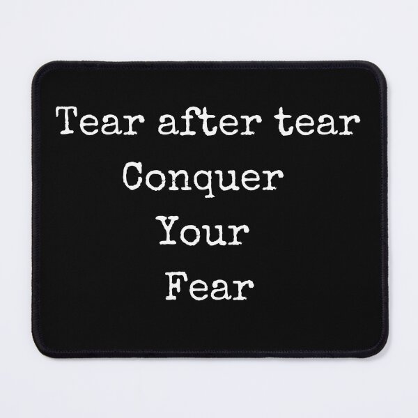Item preview, Tear - overcome fear designed and sold by FlexYourMind.