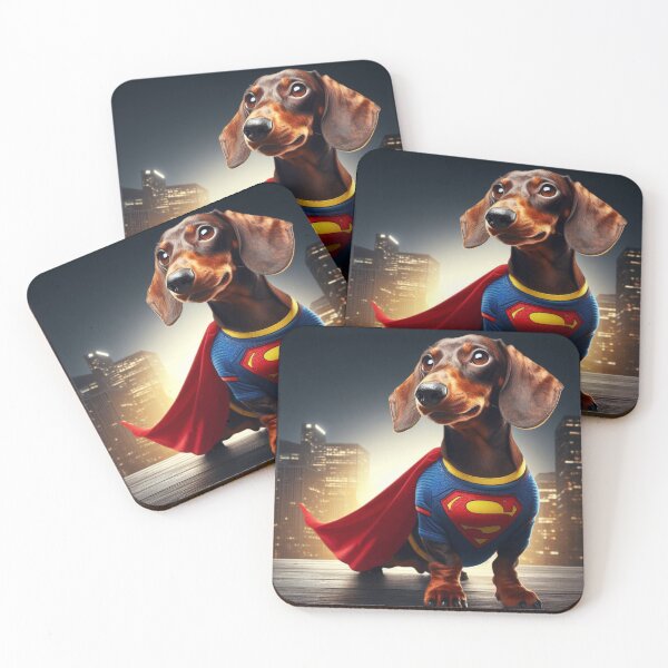 Item preview, Superhero Dachshund: Tiny Hero, Big Bark #6 designed and sold by AIrtisticPrints.