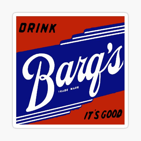 SIGNE PUBLICITAIRE DE BARQ'S VINTAGE Sticker