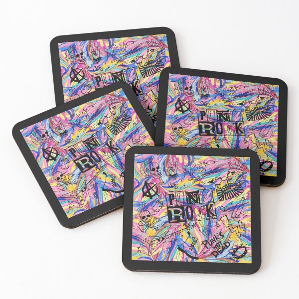 Item preview, Punk Rock and Roll music print designed and sold by Ssuwicha.