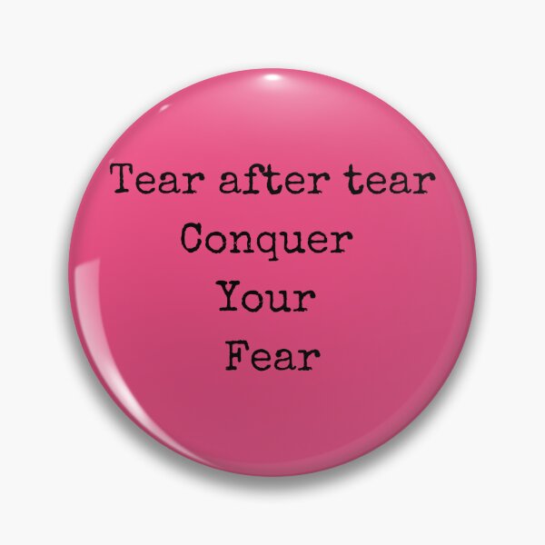 Item preview, Tear - overcome fear designed and sold by FlexYourMind.